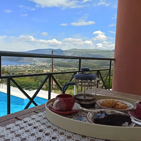 Theonimfi For 7 With Pool And Sea View Villa *